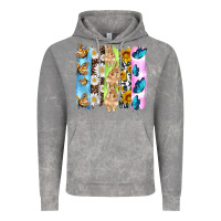 Cloud Rock easter bunny butterfly daisy and sunflower with cowhide and  leopard b Vintage Hoodie - Artiststas