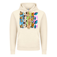 Vintage Artic easter bunny butterfly daisy and sunflower with cowhide and  leopard b Vintage Hoodie - Artiststas