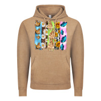 Vintage Coffee easter bunny butterfly daisy and sunflower with cowhide and  leopard b Vintage Hoodie - Artiststas