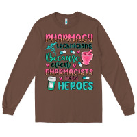 Chestnut pharmacy technicians Long Sleeve Tee - MaliasSmallBusiness