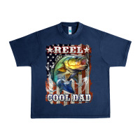 Navy Reel Cool Dad Bass Urban Heavy Tee - LillyAllenDesigns