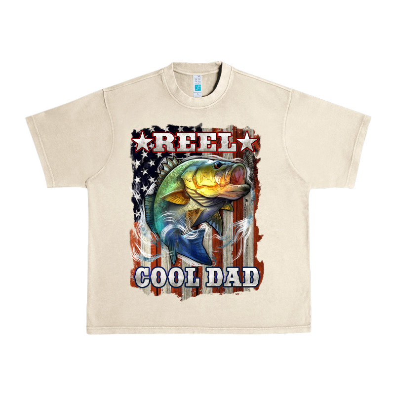 Reel Cool Dad Bass Urban Heavy Tee by LillyAllenDesigns | Teevron