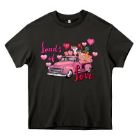 Asphalt loads of love valentine's day farm truck Heavy Core Tee - FaDigitalArtStudio