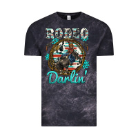 Cloud Black rodeo darling Vintage Tee - BarkalooDesign
