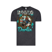 Vintage Black rodeo darling Vintage Tee - BarkalooDesign