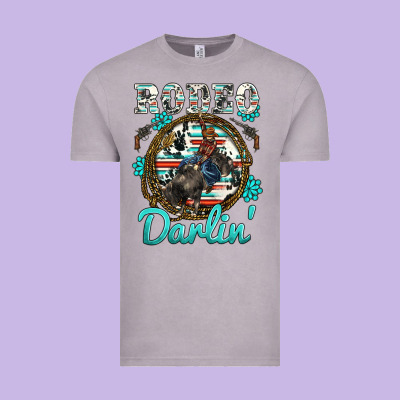 Rodeo Darling Vintage Tee Designed By Barkaloodesign
