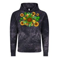Cloud Black st patricks sunflowers with shamrock and glitters with leopard Vintage Hoodie - Artiststas