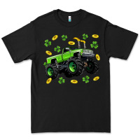 Black Monster truck st patricks day Premium Tee - Neo Western
