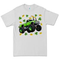 Dove Grey Monster truck st patricks day Premium Tee - Neo Western
