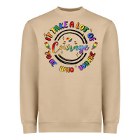 Mushroom gay pride Heavyweight Sweatshirt - MaliasSmallBusiness