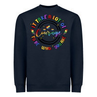 Navy gay pride Heavyweight Sweatshirt - MaliasSmallBusiness