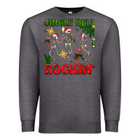Charcoal Heather Jingle bell rockin' Premium Sweatshirt - NancyCooperArtShop