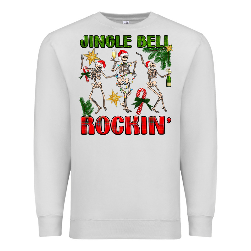 Jingle Bell Rockin' Premium Sweatshirt by NancyCooperArtShop | Teevron