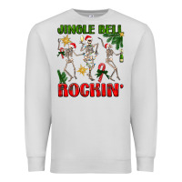 Dove Grey Jingle bell rockin' Premium Sweatshirt - NancyCooperArtShop