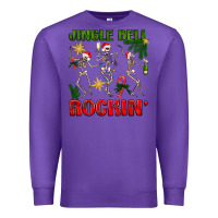 Purple Jingle bell rockin' Premium Sweatshirt - NancyCooperArtShop