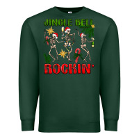 Sports Green Jingle bell rockin' Premium Sweatshirt - NancyCooperArtShop