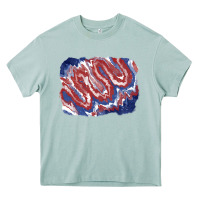 Arona Patriotic tie dye background Heavy Core Tee - CowGirlArtShop