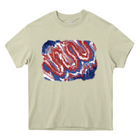 Mossy Patriotic tie dye background Heavy Core Tee - CowGirlArtShop