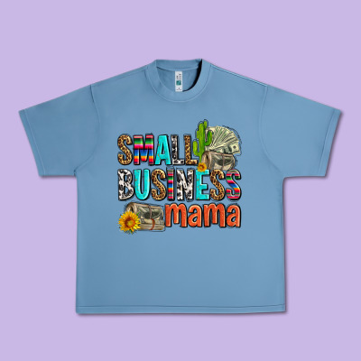 Small Business Mama Urban Heavy Tee Designed By Adodesignshop