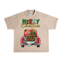 French Oak merry christmas truck Urban Heavy Tee - BarkalooDesign