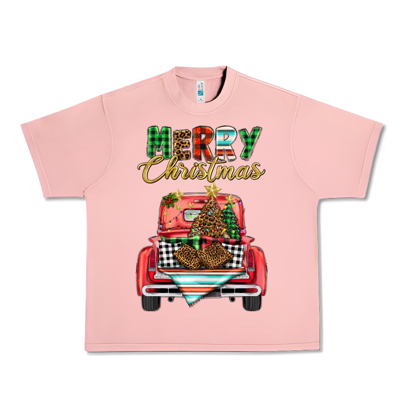 Merry Christmas Truck Urban Heavy Tee by BarkalooDesign | Teevron