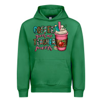 Emerald coffee gives me teacher powers Urban Hoodie - OliviaCreatesArt