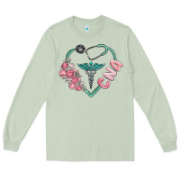 Matcha cna heart Long Sleeve Tee - MaliasSmallBusiness