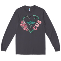 Smoke cna heart Long Sleeve Tee - MaliasSmallBusiness