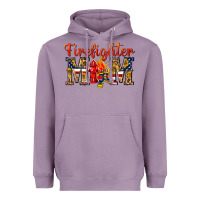 Lavender Firefighter Mom Heavyweight Hoodie - texasbilliewilder