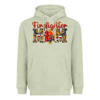 Matcha Firefighter Mom Heavyweight Hoodie - texasbilliewilder
