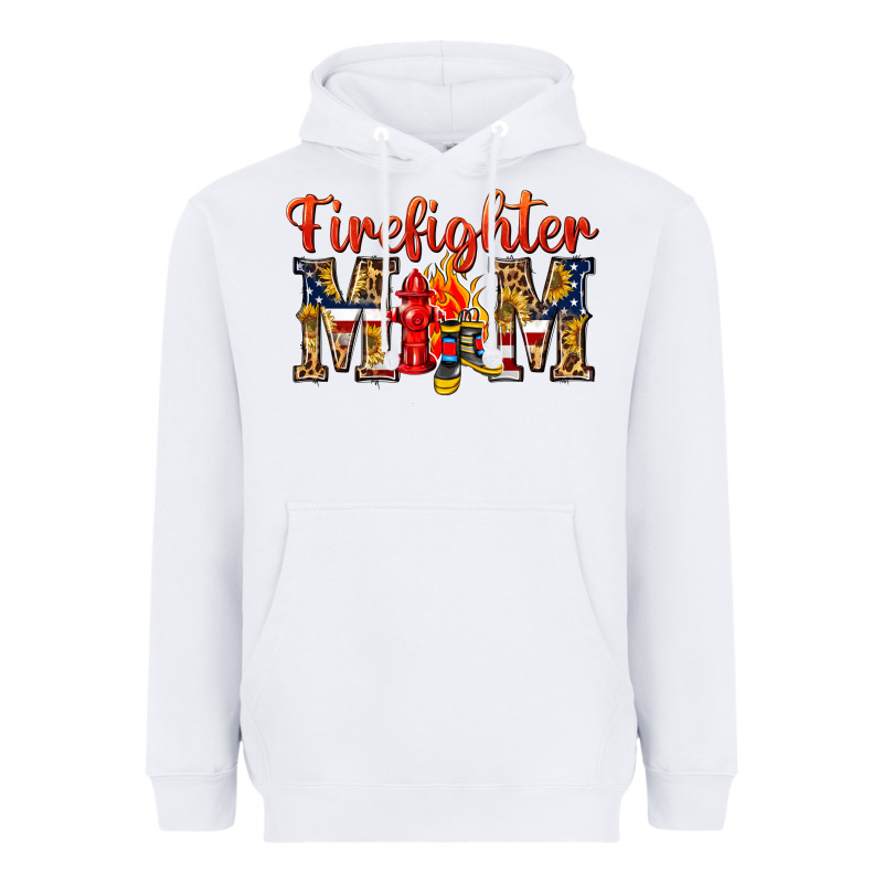 Firefighter Mom Heavyweight Hoodie by texasbilliewilder | Teevron