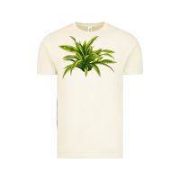 Vintage Arctic Lemon Lime Dracaena Leaf Vintage Tee - LillyAllenDesigns