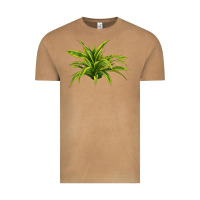 Vintage Camel Lemon Lime Dracaena Leaf Vintage Tee - LillyAllenDesigns