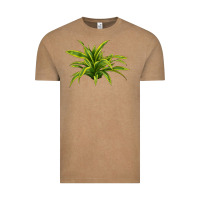 Vintage Coffee Lemon Lime Dracaena Leaf Vintage Tee - LillyAllenDesigns
