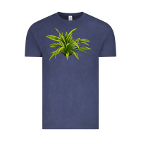Vintage Denim Lemon Lime Dracaena Leaf Vintage Tee - LillyAllenDesigns