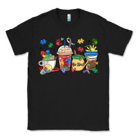 Black autism awareness day coffee cups Classic Tee - MaliasSmallBusiness