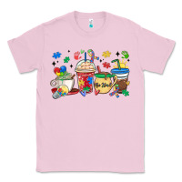 Bubblegum Pink autism awareness day coffee cups Classic Tee - MaliasSmallBusiness