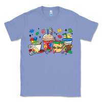 Colony Blue autism awareness day coffee cups Classic Tee - MaliasSmallBusiness