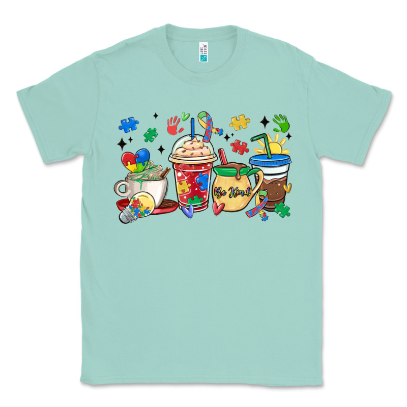 Autism Awareness Day Coffee Cups Classic Tee by MaliasSmallBusiness | Teevron