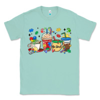 Seafoam autism awareness day coffee cups Classic Tee - MaliasSmallBusiness