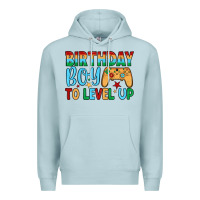 Blue Mist birthday boy to level up Premium Hoodie - JahusDesignShop