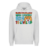 Dove Grey birthday boy to level up Premium Hoodie - JahusDesignShop