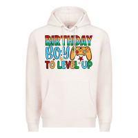 Pale Pink birthday boy to level up Premium Hoodie - JahusDesignShop