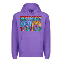 Purple birthday boy to level up Premium Hoodie - JahusDesignShop