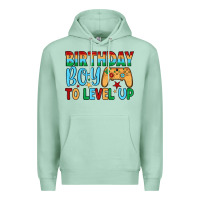 Seafoam birthday boy to level up Premium Hoodie - JahusDesignShop