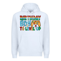 White birthday boy to level up Premium Hoodie - JahusDesignShop