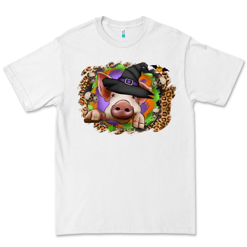 Halloween Pig Premium Tee by CowhideDigitalArt | Teevron