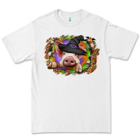 White halloween pig Premium Tee - CowhideDigitalArt