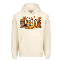 Tofu Fall coffee cups Premium Hoodie - NancyCooperArtShop