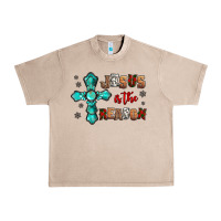 French Oak jesus is the reason for this season christmas Urban Heavy Tee - Jasminsmagicworld